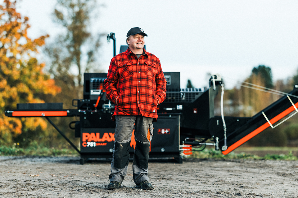 Palax C751 Pro+ / Smart circular saw firewood processor