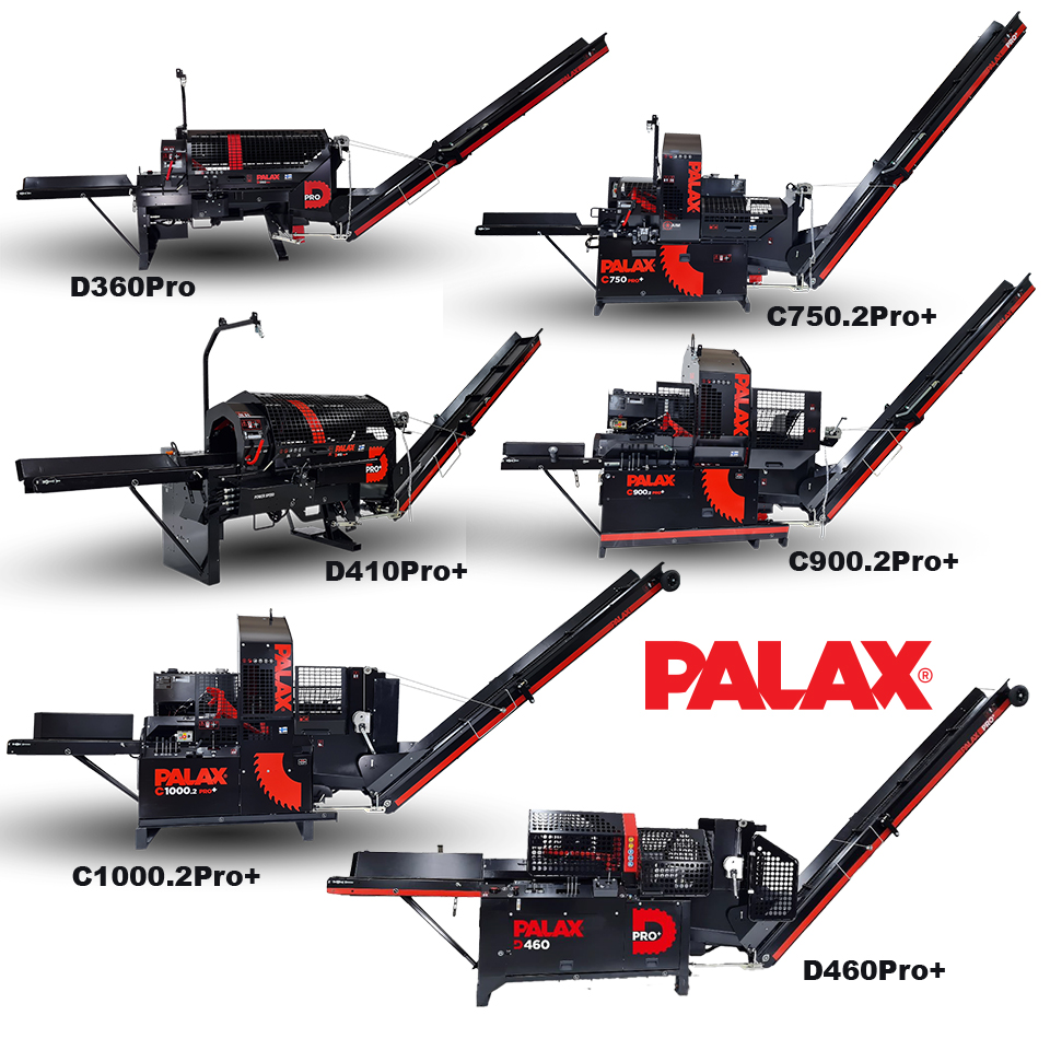 Palax Firewood Processor Models