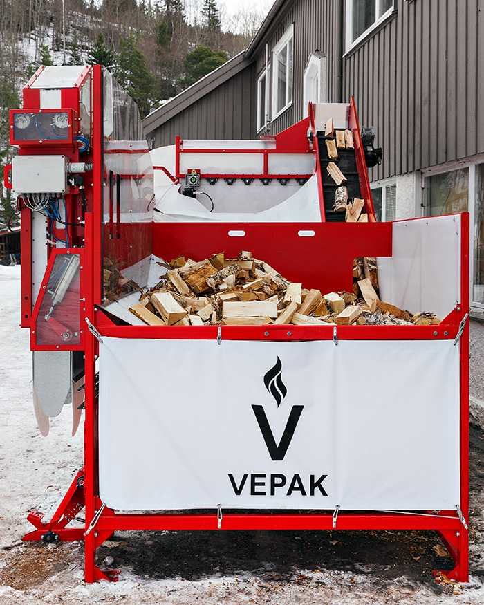 Vepak firewood packing machine